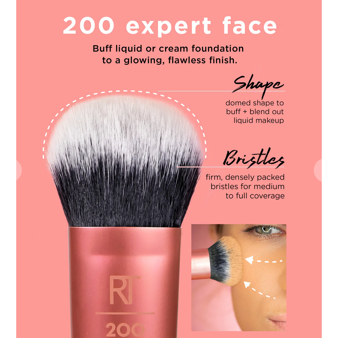 Real Techniques Everyday Essentials 5-Piece Makeup Brush Set